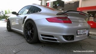 SPORTEC SP550 Porsche 997 Turbo - Start Up + Accelerations!