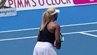 Highlights Destanee Aiava aged 17 from Melbourne vs Andrea Petkovic (Germany) Kooyong Classic Melb