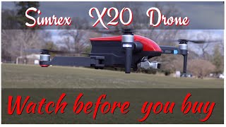 Simrex X20 Sub $220 Not so Good Budget Drone