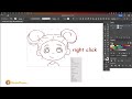 CARTOON FACE - From Sketch to Color- Adobe Illustrator Vector Tutorial