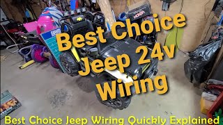 Best Choice Products Power Wheel Jeep Upgraded 12v ESC Weelye RX30 24v kids Conversion P2 walk thru