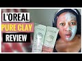 Review & Demo L'OREAL Pure Clay Cleansing Gel Wash|Chikelly Beauty