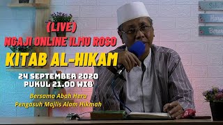 (LIVE) NGAJI ONLINE ILMU ROSO - PEMBAHASAN KITAB AL-HIKAM - ABAH HERU