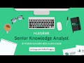 Senior Knowledge Analyst | BCG in Prague