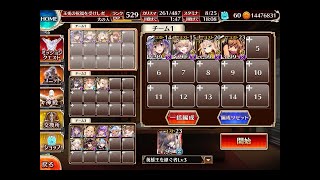 千年戦争アイギス 大総力戦ミッション：神獣エインヘリヤル降臨 神級EX【☆3×15人編成×スキルオート】