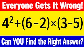 This Simple Puzzle Breaks Almost Everyone! Can YOU Solve It Correctly on Your First Try? 🔥
