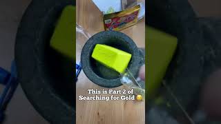Crushing Gold Dig It Bar to Search for Real Gold #shorts