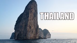 Koh Phi Phi Islands "The Beach" at Maya Bay, Bangkok, Phuket, Thailand. Asia Travel Part 1 2019-2020