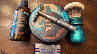 Wetshaving: Hags The Awakening, Blackland Vector, Trotter Handcrafts Brush