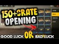 Free fire 150+ Gun Crates Opening || Got Legendary Permanent Gun Skins || ALLROUNDER GAMER VATS