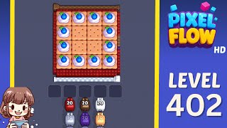 Pixel Flow Level 402 Solution Walkthrough