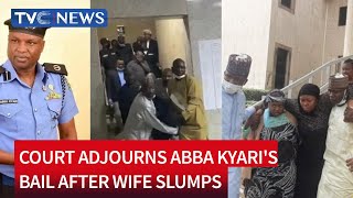 (VIDEO) Court Adjourns Abba Kyari's Bail After Wife Slumps After Proceeding