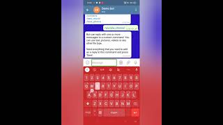 How to create telegram bot, without coding, with talk back, part3