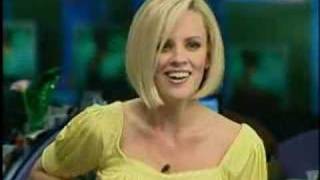 Jenny McCarthy Grabs Her Boob on The Daily Buzz