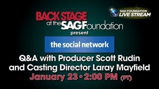 Conversations with Producer and Casting Director of THE SOCIAL NETWORK