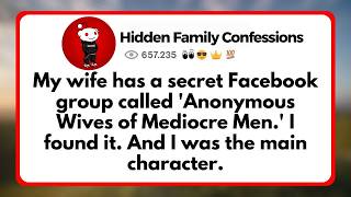 My Wife Has a Secret Facebook Group Called Anonymous Wives of Mediocre Men I Found it
