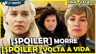 BOMBA! VAZA FINAL DE GAME OF THRONES! ESSE É O DESTINO DE DAENERYS?