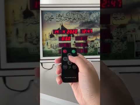 Jam Azan Digital Iman AlHdara - YouTube