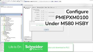 How to configure PMEPXM0100 under M580 HSBY | Schneider Electric