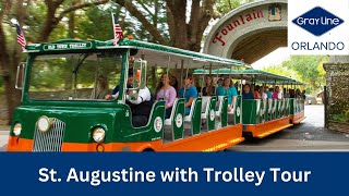 St Augustine wtih Road Train Trolley Tour