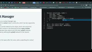 06 Contact Manager | JavaScript Intermediate | Sololearn