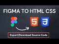 How To Convert Figma Design To HTML CSS 2024