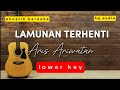 Lamunan Terhenti - Aris ariwatan ( karaoke akustik | low key )