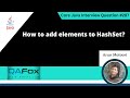 How to add elements to HashSet in Java (Core Java Interview Question #287)