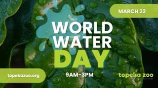 Inside the Topeka Zoo with Bradley J Talking About World Water Day