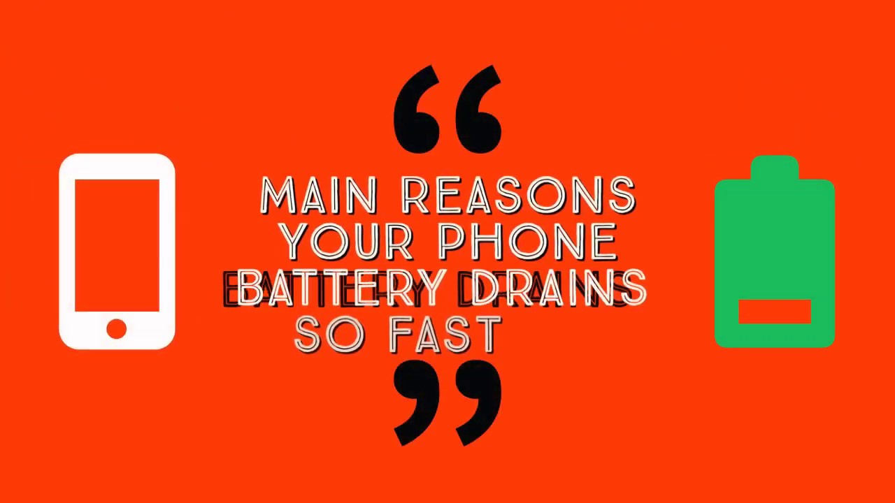 Reasons Your Phone Battery Drain So Fast | Tech Hacks - YouTube