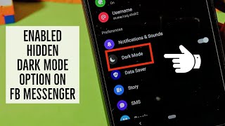 How to Enable Hidden Dark Mode Feature on Facebook Messenger Android