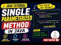 215. Assignment - Single Parameterized method in Java (Selenium Java 2026)