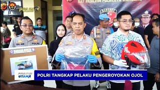 POLRESTA BANDUNG AMANKAN PENGEROYOK OJOL