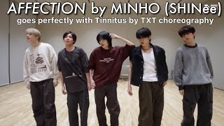 MINHO's Affection is basically TXT's Tinnitus....just slightly sexier