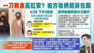 【每日必看】高虹安二度被北檢約談 2大案訊問6小時請回｜高虹安二度傳喚.顏寬恒起訴貪污 媒體人:政治任命都到位  20230429 @中天新聞CtiNews