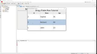 Java JTabble Drag and Drop