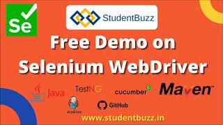 Free Demo On Selenium WebDriver | StudentBuzz