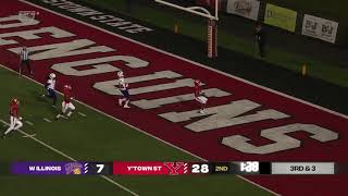 Highlights from the football game between YSU vs Western Illinois | September 25, 2021