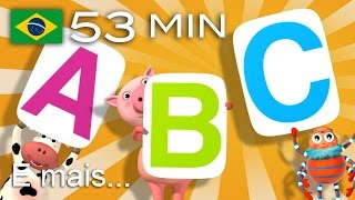 Canção do ABC | E muitas mais Canções de Ninar | Compilação com 53 minutos da LittleBabyBum!