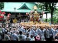 平成23年　下館・羽黒神社　祇園祭　明治神輿・姫神輿＝宮入り（２）