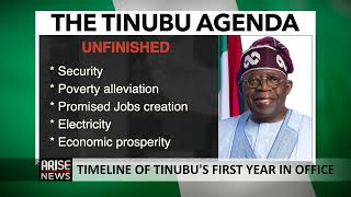 TIMELINE OF TINUBU'S FIRST YEAR IN OFFICE