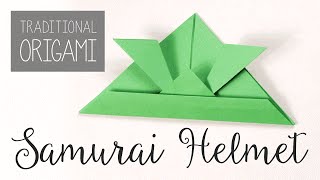 Easy Origami Samurai Helmet Tutorial