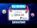 NO-WORK +$850 Per DAY Method For Newbies (Make Money Online 2023)