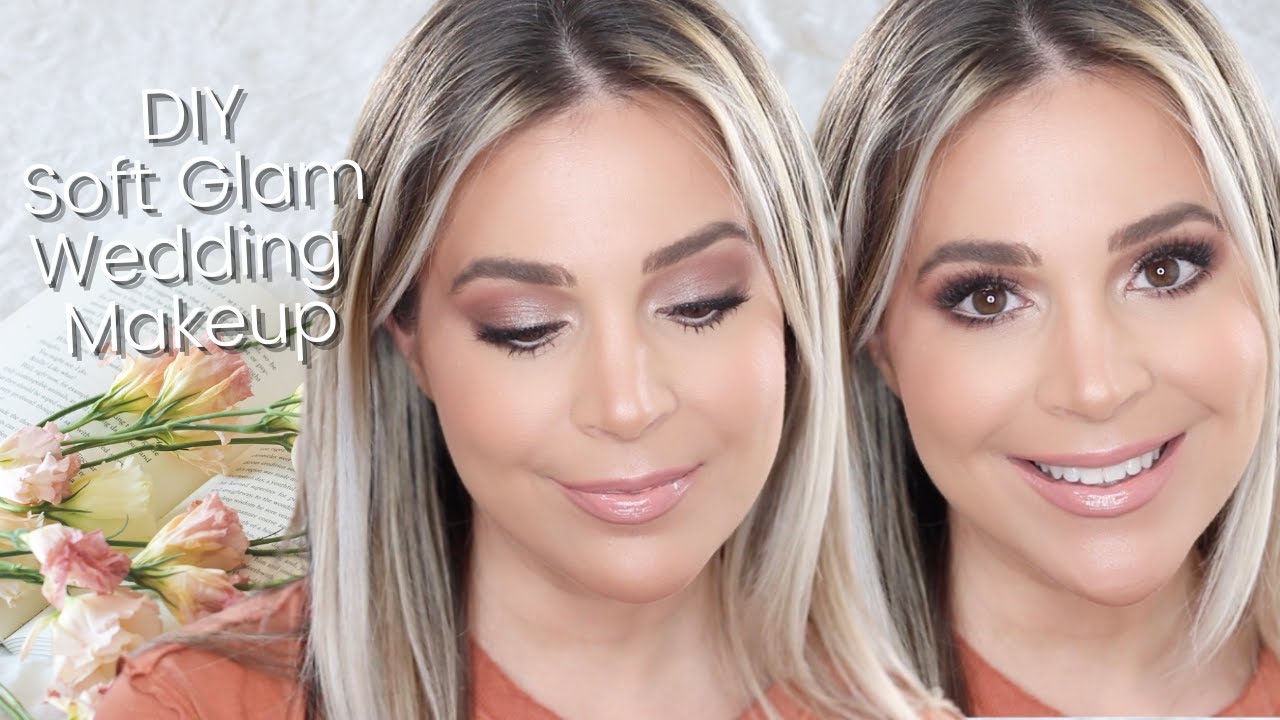 Diy Soft Glam Bridal Makeup Tutorial Morphe Truth Or Bare Palette