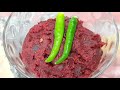 beet baata recipe beetroot recipe bit bata একথালা গরমভাত এক নিমেষে শেষ হয়ে যাবে বীট বাটা থাকলে