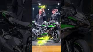 Kawasaki車のISMをさりげなくアピールするスポーティカラーの新型「ZX-6R」です！　#Kawasaki #バイク #Shorts