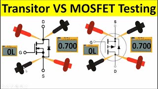 8 Pins MOSFET Testing VS 3 Pin MOSFET Testing Using a Multimeter - how to test mosfet