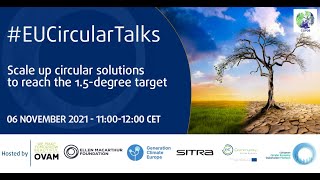 #EUCircularTalks: Scale up circular solutions to reach the 1,5-degree target