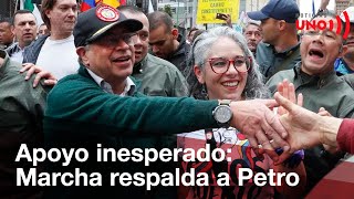 Apoyo inesperado: Marchantes respaldan reformas de Petro | Noticias UNO