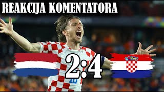 Nizozemska vs Hrvatska 2:4 | Reakcija Balkanskih komentatora (AUDIO) 14.6.2023